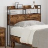 Tête de lit de rangement Chêne fumé Bois d'ingénierie 615863615863