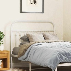 Tête de lit de remplacement métal blanc 100 cm 615867615867