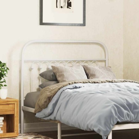 Tête de lit de remplacement métal blanc 100 cm 615867615867