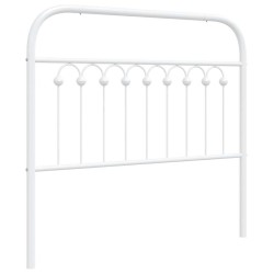 Tête de lit de remplacement métal blanc 100 cm 615867615867
