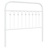 Tête de lit de remplacement métal blanc 100 cm 615867615867