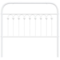 Tête de lit de remplacement métal blanc 100 cm 615867615867