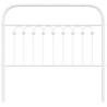 Tête de lit de remplacement métal blanc 100 cm 615867615867