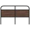 Tête de lit de remplacement chêne marron 160 cm acier et bois d'ingénierie 615868615868
