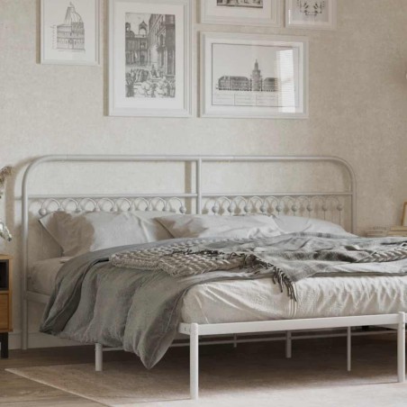 Tête de lit de remplacement métal blanc 200 cm 615869615869