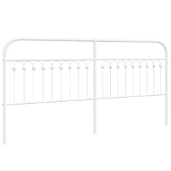 Tête de lit de remplacement métal blanc 200 cm 615869615869