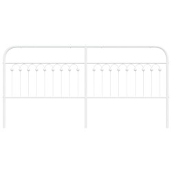 Tête de lit de remplacement métal blanc 200 cm 615869615869