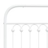 Tête de lit de remplacement métal blanc 200 cm 615869615869