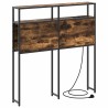 Tête de lit de rangement Chêne fumé Bois d'ingénierie 615870615870