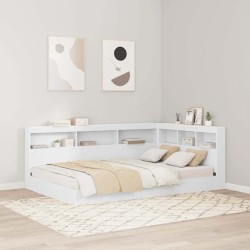 Tête de lit de rangement Blanc 207,5 x 137,5 x 76,5 cm 615874615874