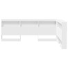Tête de lit de rangement Blanc 207,5 x 137,5 x 76,5 cm 615874615874