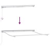 Auvent rétractable Sable 3,5 x 2 m Polyester et Aluminium 615875615875