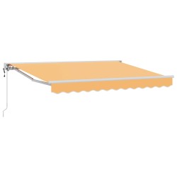 Auvent rétractable Sable 3,5 x 2 m Polyester et Aluminium 615876615876