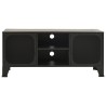 Meuble TV Gris 105x36x47 cm Métal et MDF 615877615877