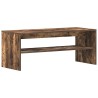 Meuble TV Chêne fumé 100x40x40 cm Bois d'ingénierie 615878615878