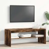 Meuble TV Chêne fumé 100x40x40 cm Bois d'ingénierie 615878615878