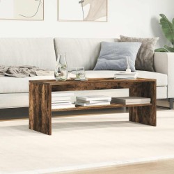 Meuble TV Chêne fumé 100x40x40 cm Bois d'ingénierie 615878615878