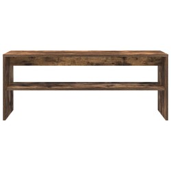 Meuble TV Chêne fumé 100x40x40 cm Bois d'ingénierie 615878615878
