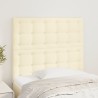 Tête de lit Crème 100x5x118/128 cm Similicuir 615881615881