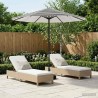 Parasol de jardin avec base 230 x 230 cm Polyester 615882615882