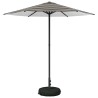 Parasol de jardin avec base 230 x 230 cm Polyester 615882615882