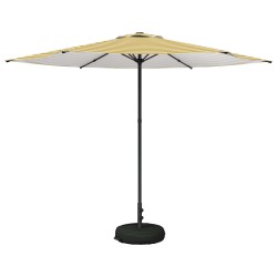 Parasol de jardin avec base 300 x 300 cm Polyester 615885615885
