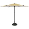 Parasol de jardin avec base 300 x 300 cm Polyester 615885615885