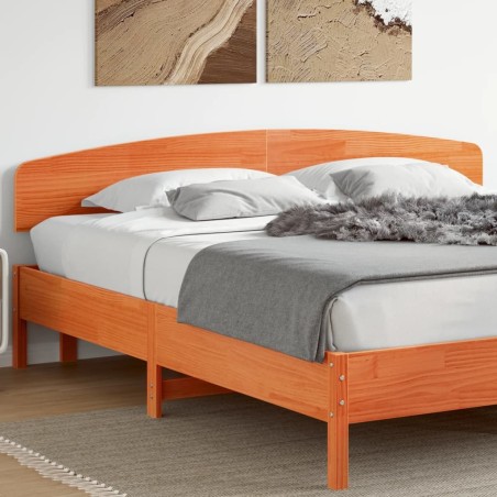 Tête de lit cire marron 180 cm bois massif de pin 615887615887