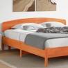 Tête de lit cire marron 180 cm bois massif de pin 615887615887