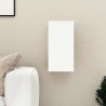 Meuble TV Blanc et chêne sonoma 30,5x30x60 cm Bois d’ingénierie 615888615888