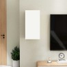 Meuble TV Blanc et chêne sonoma 30,5x30x60 cm Bois d’ingénierie 615888615888