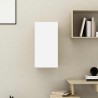 Meuble TV Blanc et chêne sonoma 30,5x30x60 cm Bois d’ingénierie 615888615888