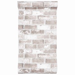 Papier peint 3D Solide Rayé Brique 10 x 0,53 m Tissu non tissé 615889615889