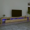 Meuble TV avec lumières LED Chêne sonoma 290x36,5x40 cm 615893615893