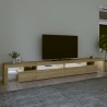 Meuble TV avec lumières LED Chêne sonoma 290x36,5x40 cm 615893615893