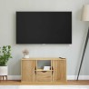 Meuble TV avec tiroir ODDA 79x24x40 cm bois massif pin 615896615896