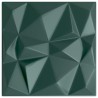 Panneaux muraux 12 pcs Vert Diamant 50 x 50 cm Mousse XPS 615897615897
