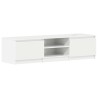 Meuble TV blanc brillant 140x40x35,5 cm bois d'ingénierie 615900615900