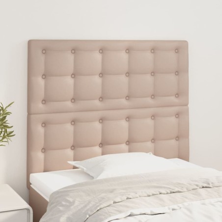 Tête de lit Cappuccino 80x5x118/128 cm Similicuir 615906615906