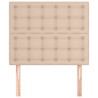 Tête de lit Cappuccino 80x5x118/128 cm Similicuir 615906615906