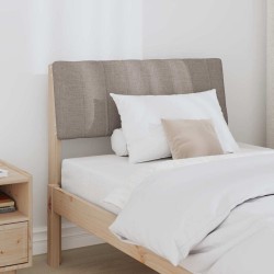 Tête de lit capitonnée Taupe 75 cm Pin massif 615911615911