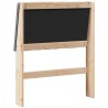 Tête de lit capitonnée Taupe 75 cm Pin massif 615913615913