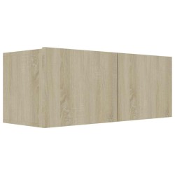 Meuble TV Chêne sonoma 80x30x30 cm Bois d’ingénierie 615917615917