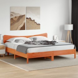Tête de lit cire marron 180 cm bois massif de pin 615922615922