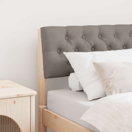Tête de lit capitonnée Taupe 75 cm Pin massif 615930615930
