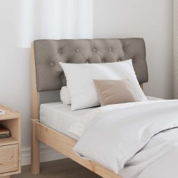 Tête de lit capitonnée Taupe 75 cm Pin massif 615930615930