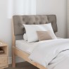 Tête de lit capitonnée Taupe 75 cm Pin massif 615930615930