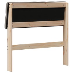 Tête de lit capitonnée Taupe 75 cm Pin massif 615930615930