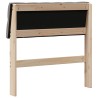 Tête de lit capitonnée Taupe 75 cm Pin massif 615930615930