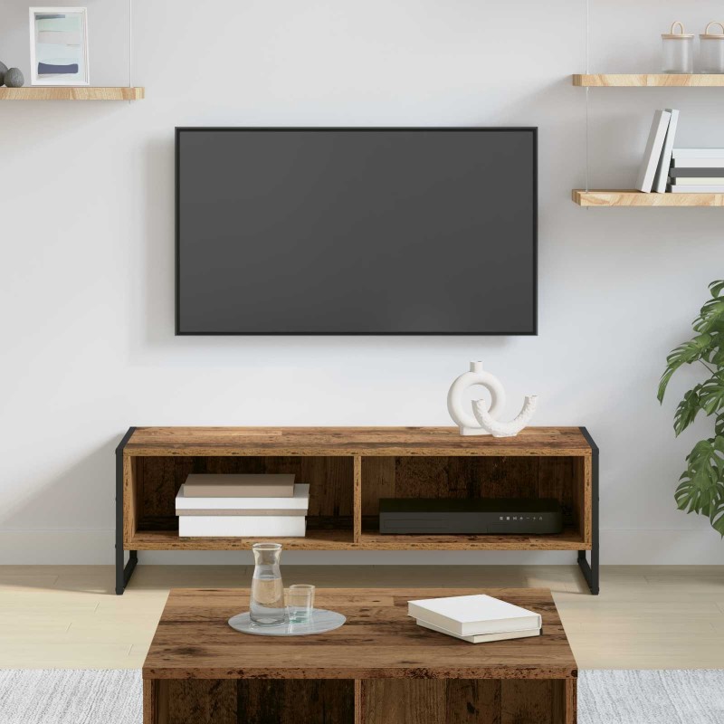 Meuble TV Bois Ancien 100 x 36,5 x 30,5 cm Bois d'ingénierie 615934615934